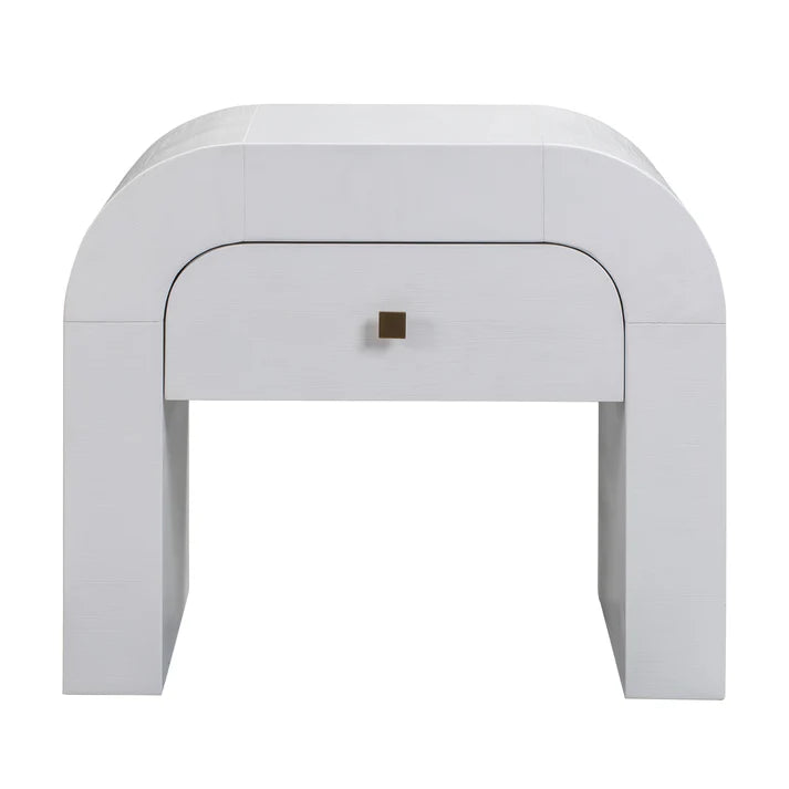 Hump White Nightstand
