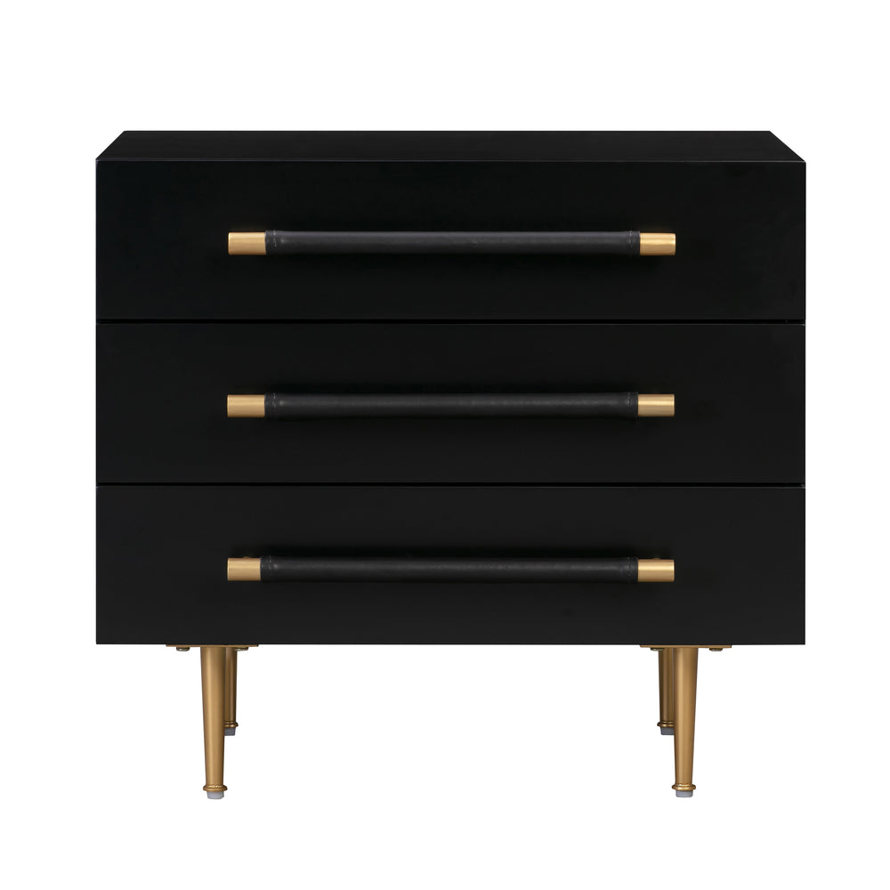 Trident 28" 3-Drawer Nightstand