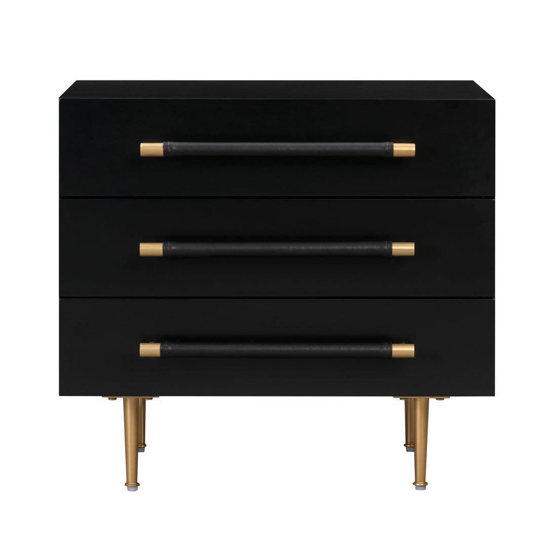 Trident 28" 3-Drawer Nightstand