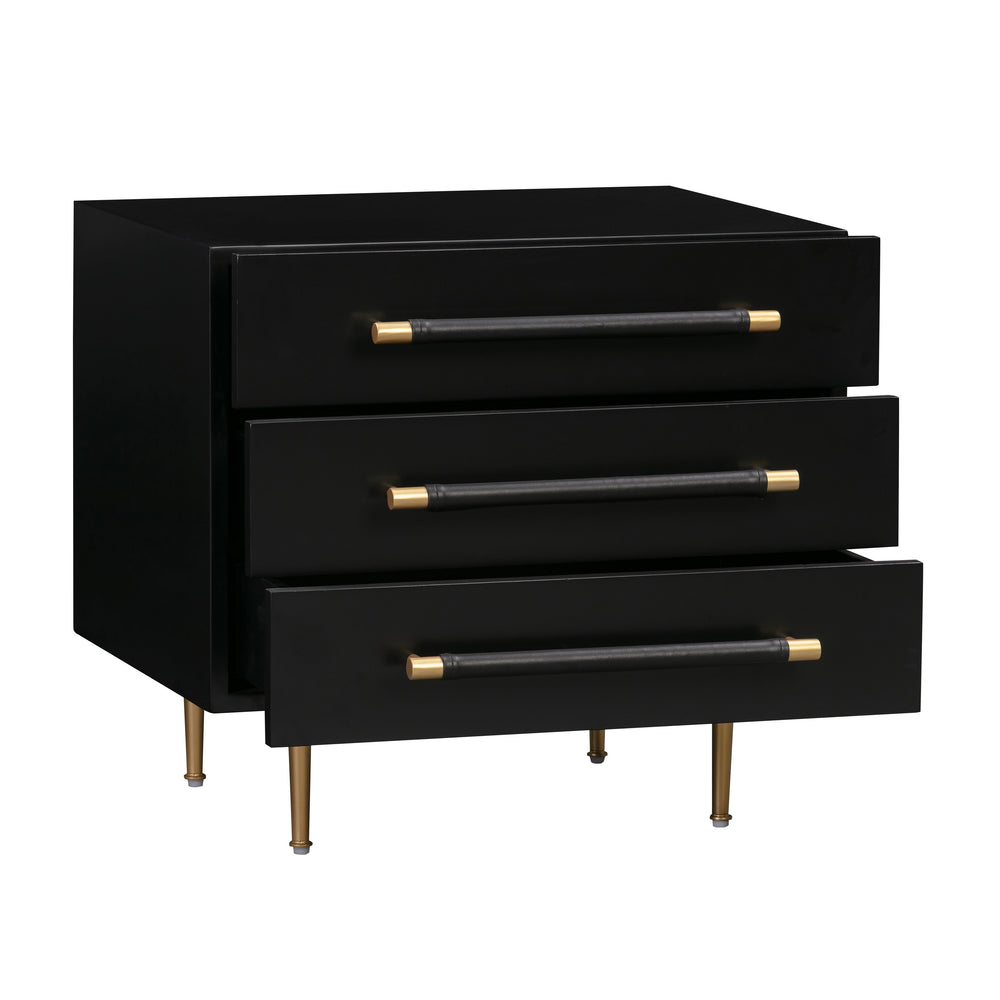 Trident 28" 3-Drawer Nightstand