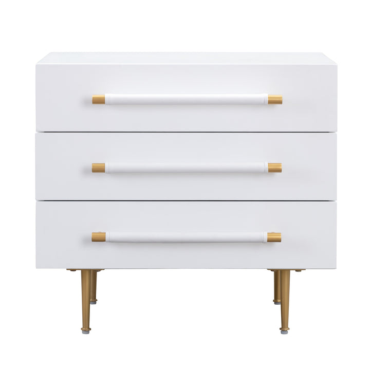 Trident 28" 3-Drawer Nightstand