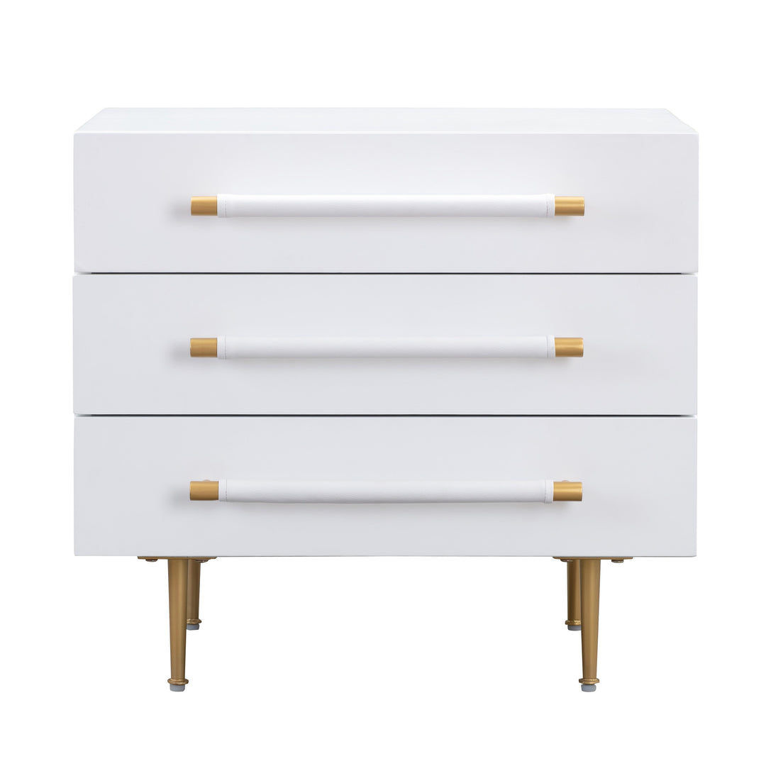 Trident 28" 3-Drawer Nightstand