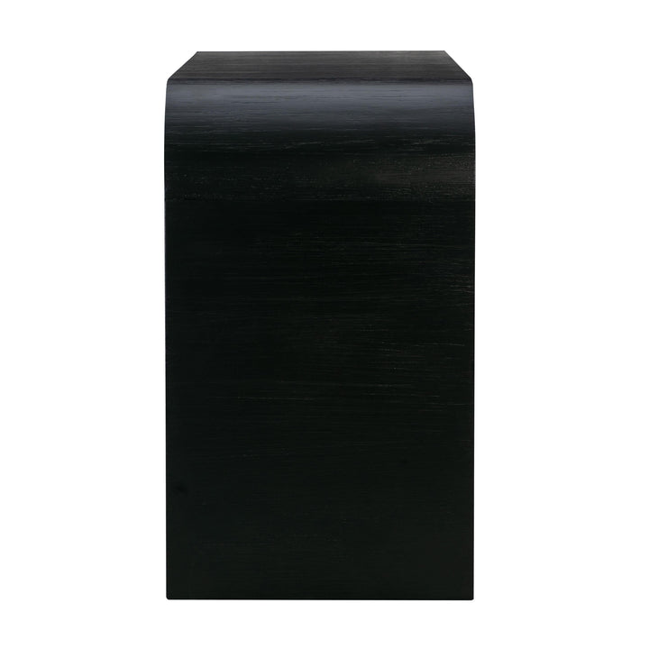 Hump 62" Black Acacia Arched 6-Drawer Dresser