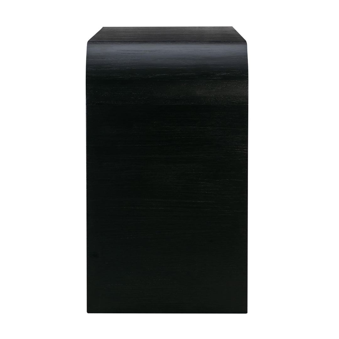 Hump 62" Black Acacia Arched 6-Drawer Dresser