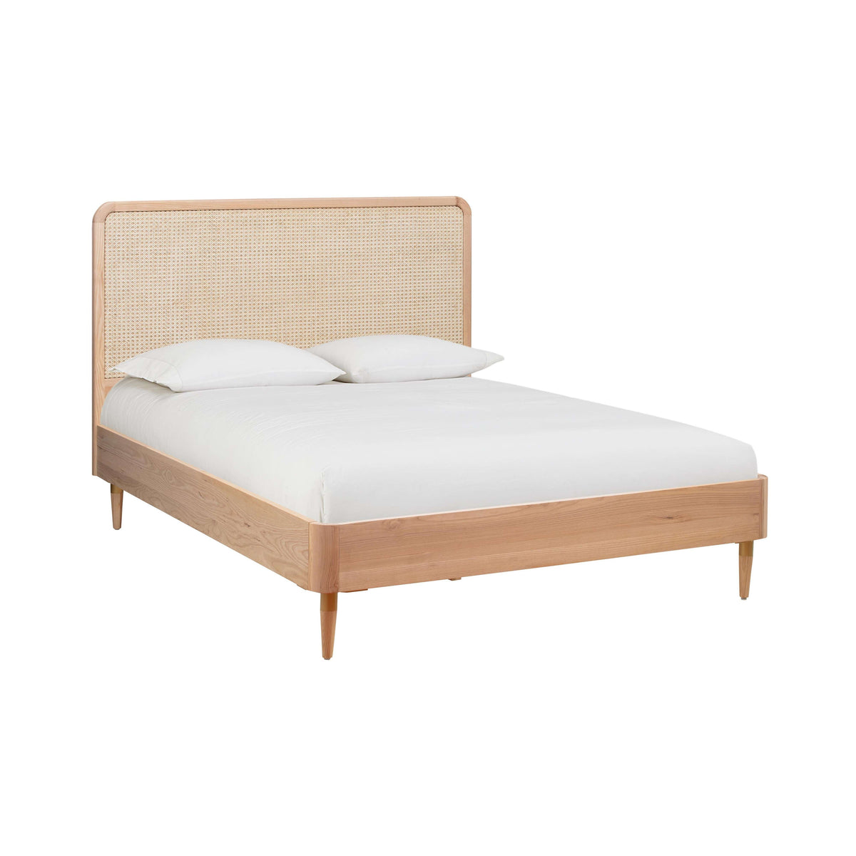Carmen Natural Ash and Cane Bed