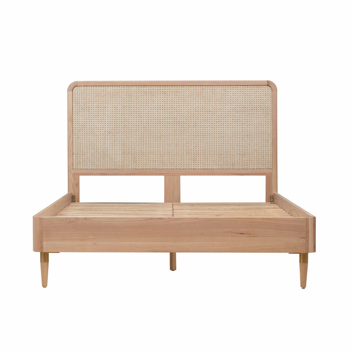 Carmen Natural Ash and Cane Bed - Queen