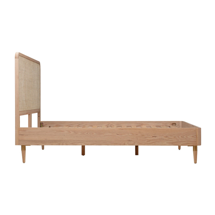 Carmen Natural Ash and Cane Bed - Queen