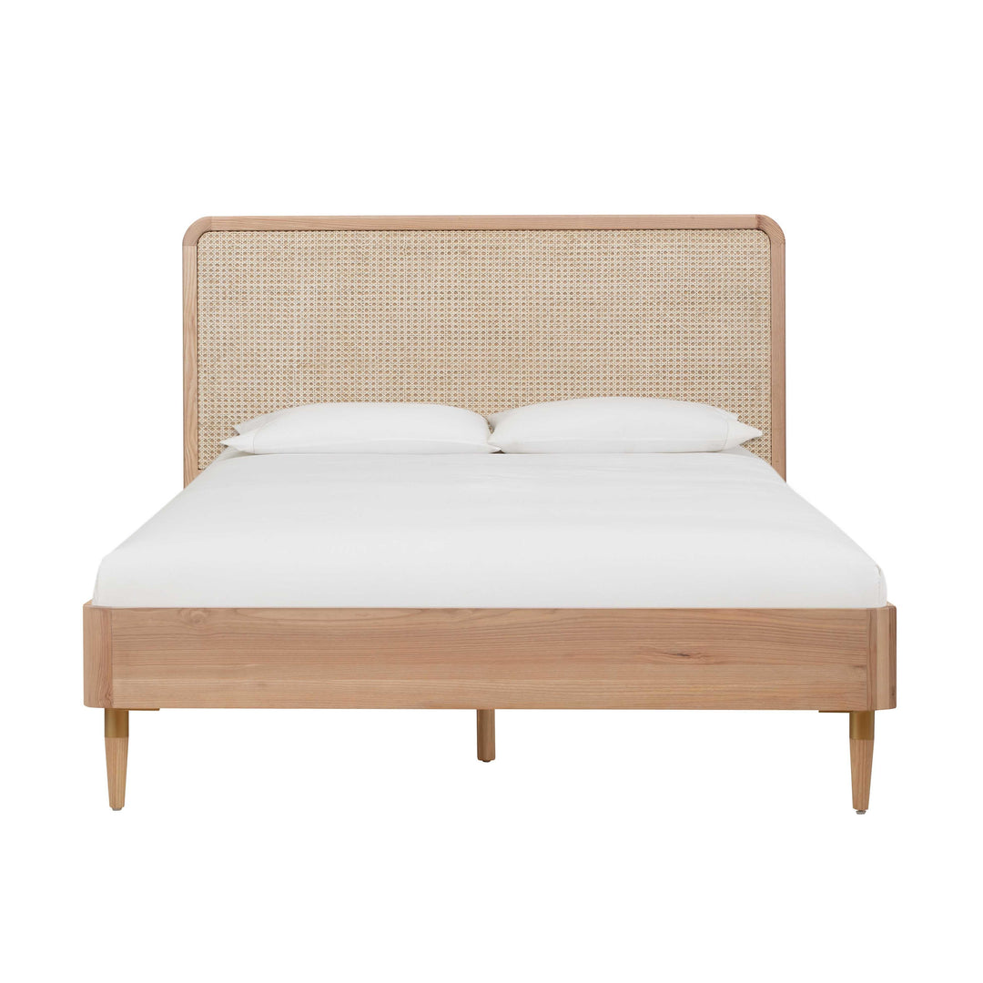 Carmen Natural Ash and Cane Bed - King