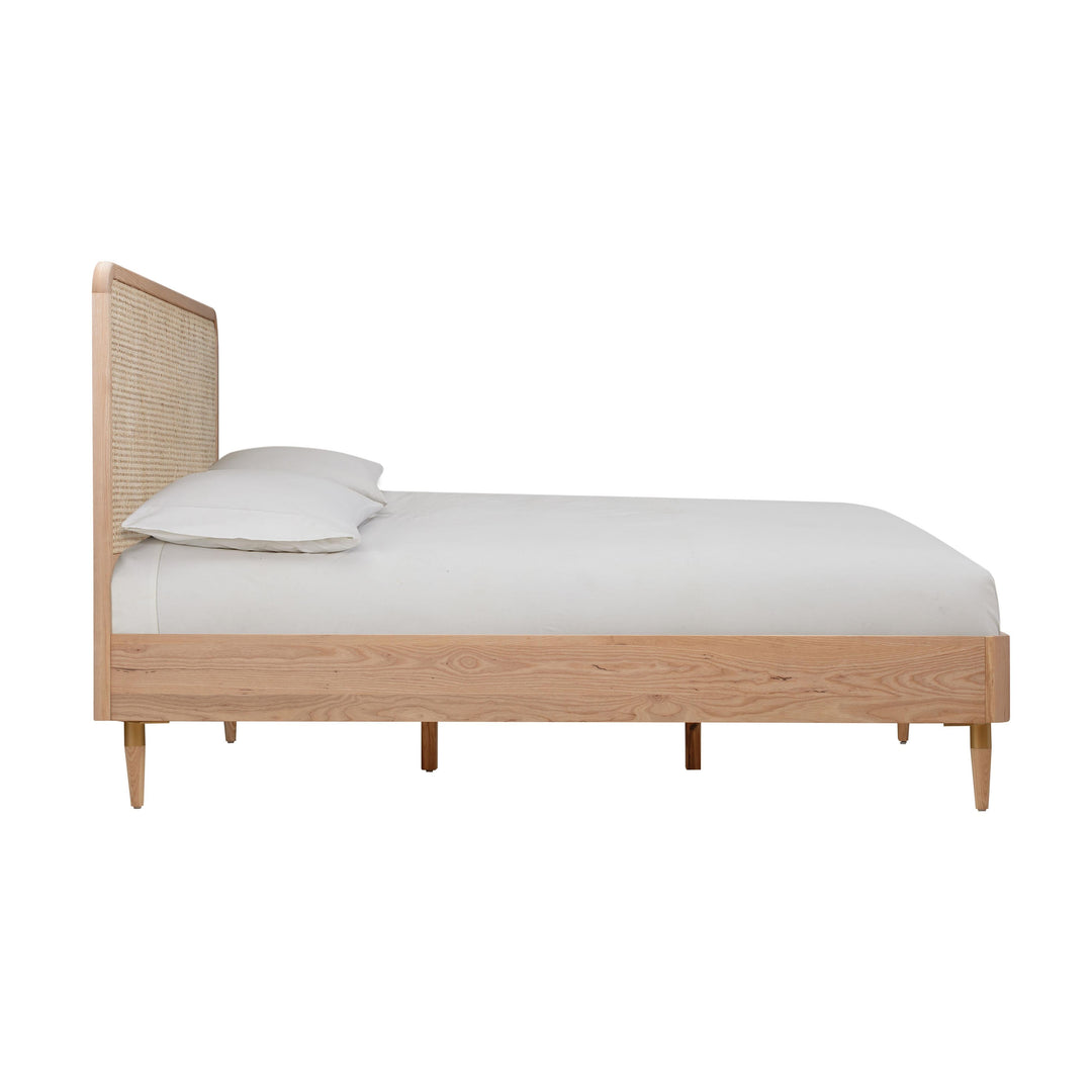 Carmen Natural Ash and Cane Bed - King