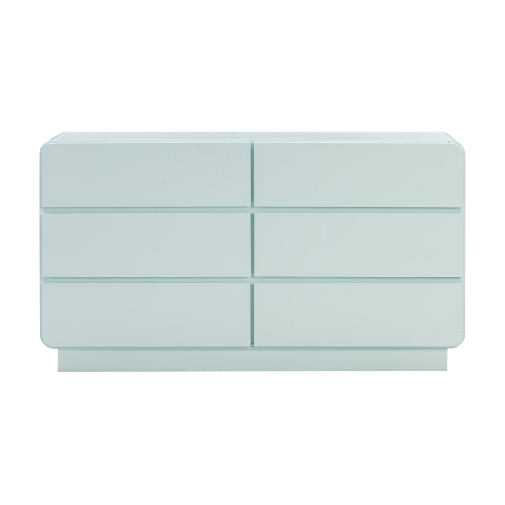 Sagura 56" 6-Drawer Dresser