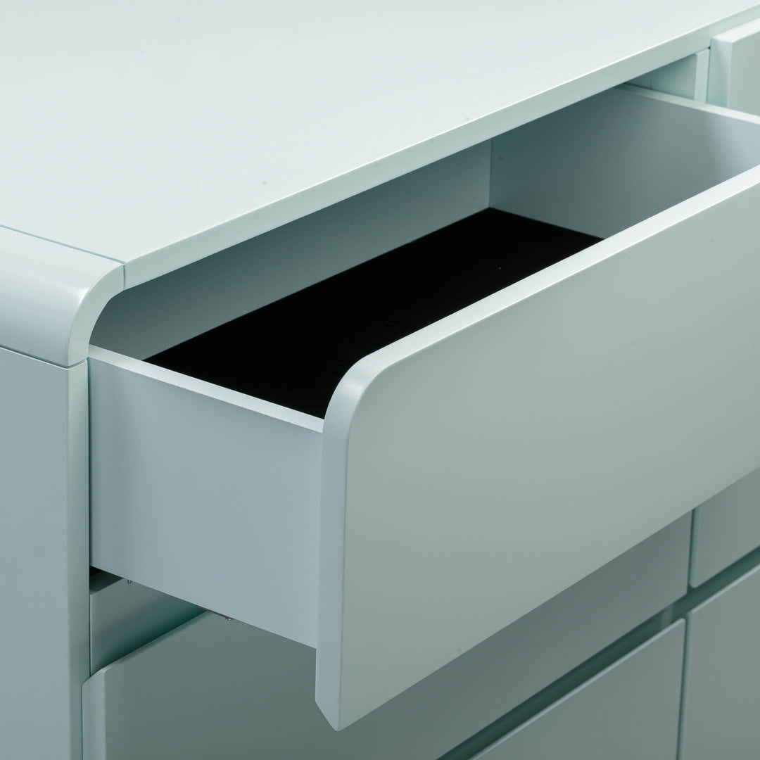 Sagura 56" Blue 6-Drawer Dresser