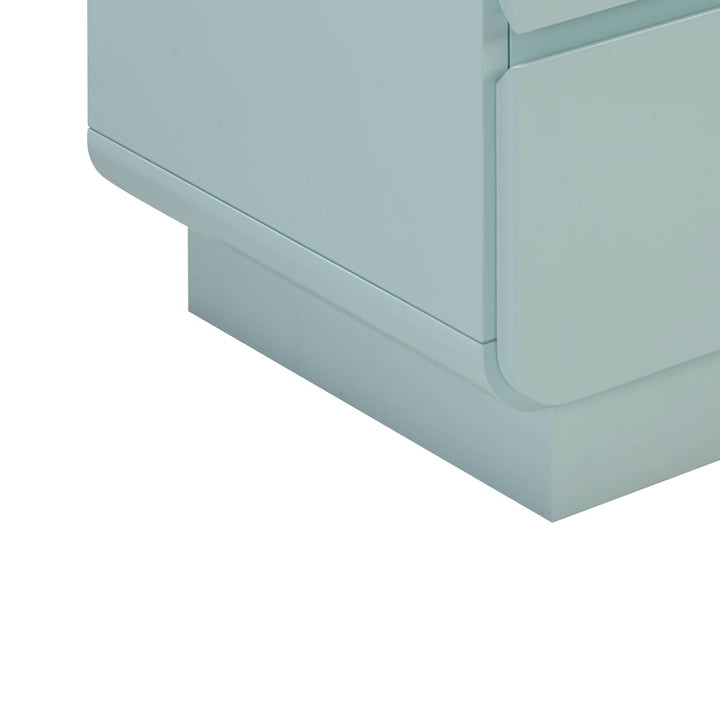 Sagura 56" Blue 6-Drawer Dresser