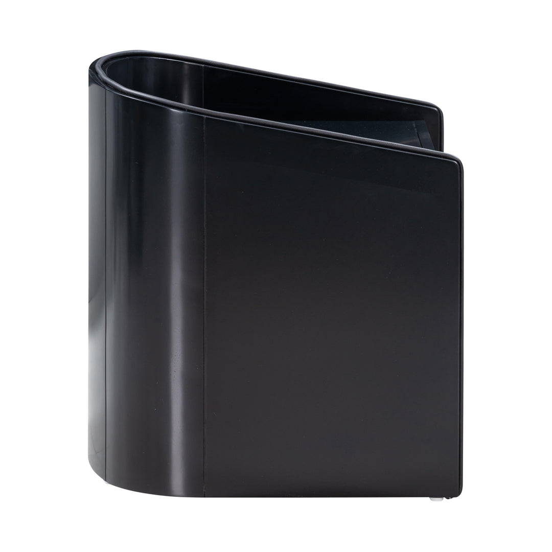 Collins 22" Black Lacquer Nightstand With Drawer