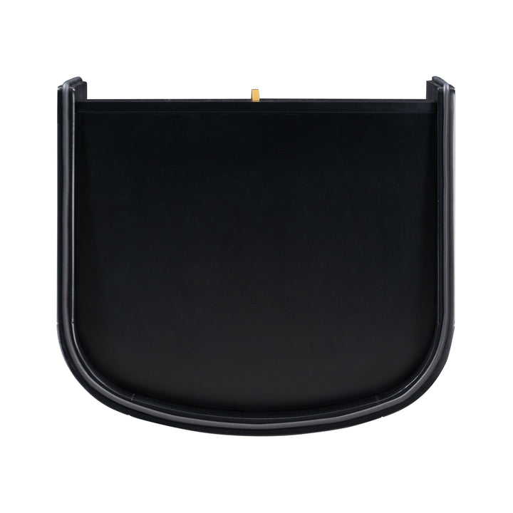 Collins 22" Black Lacquer Nightstand With Drawer