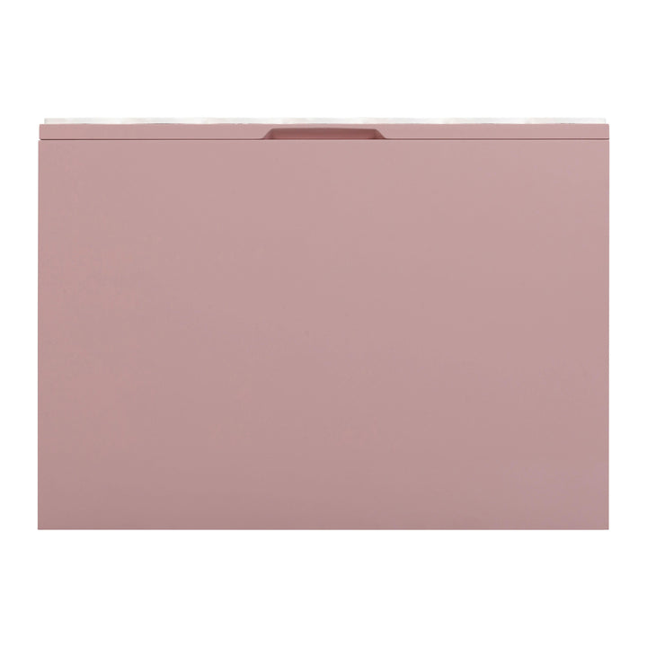 Tori 23" Mauve Motif 2-Drawer Nightstand