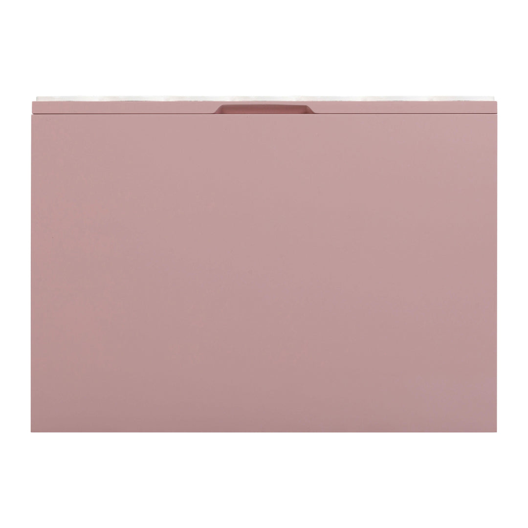 Tori 23" Mauve Motif 2-Drawer Nightstand