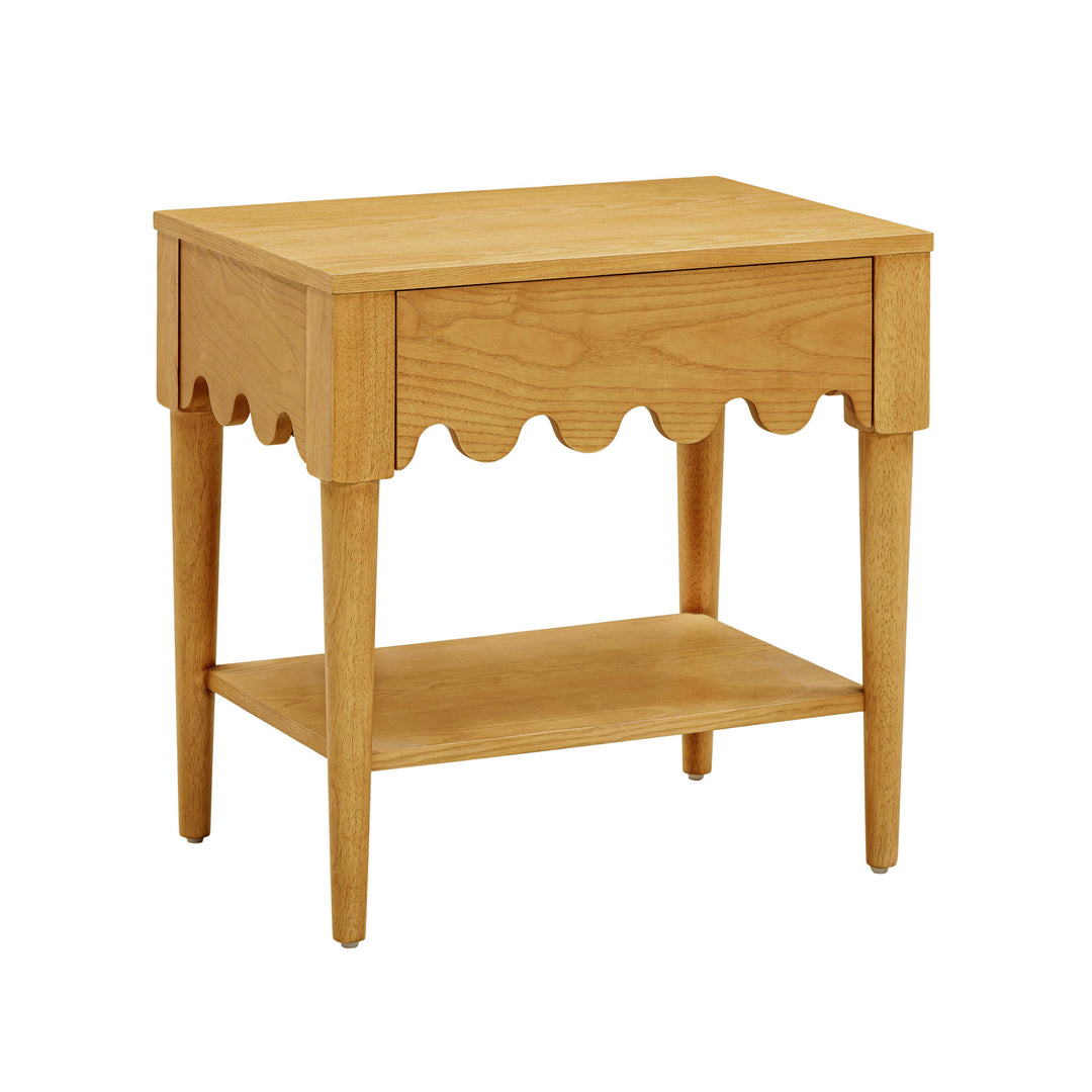 TOV Furniture Oodle 24" Natural Ash Nightstand With Drawer