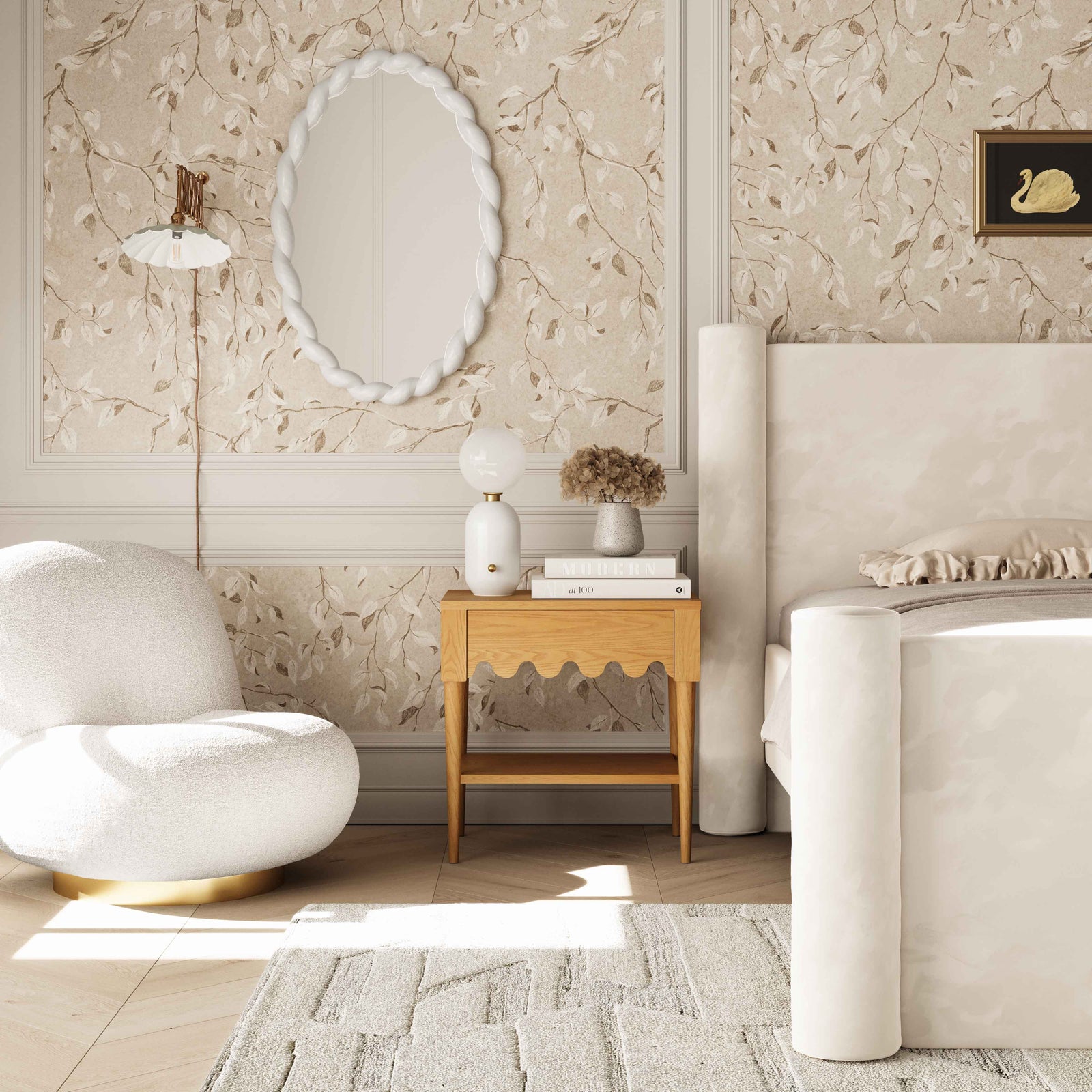 Oodle 24" Natural Ash Nightstand With Drawer