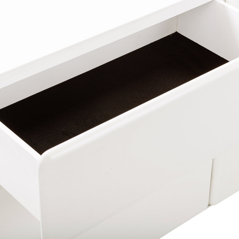 Tammy 56" White 6-Drawer Dresser