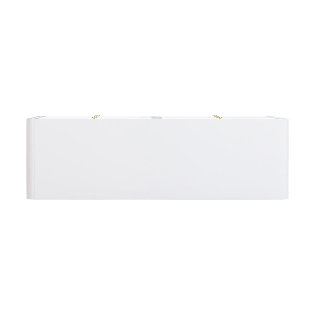 Patty 62" White Rattan 6-Drawer Dresser