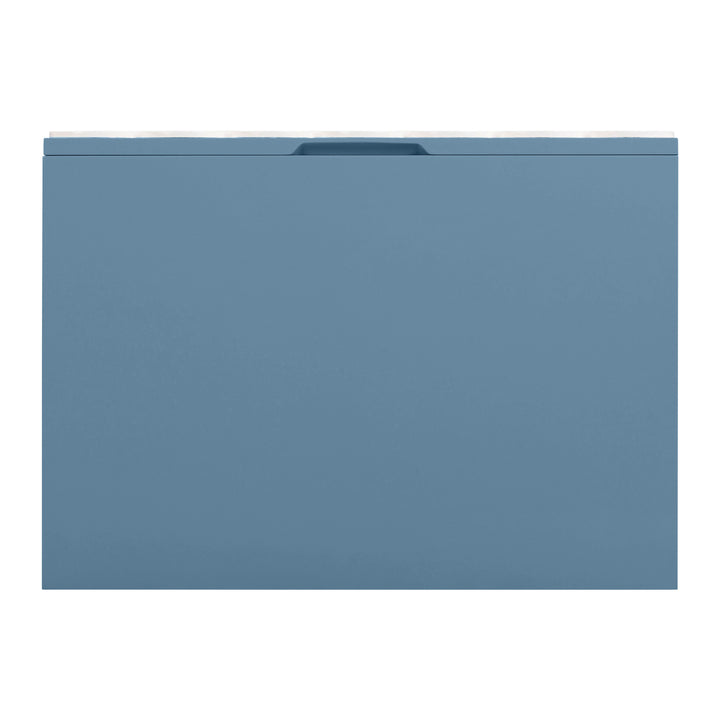 Tori 23" Blue Motif 2-Drawer Nightstand