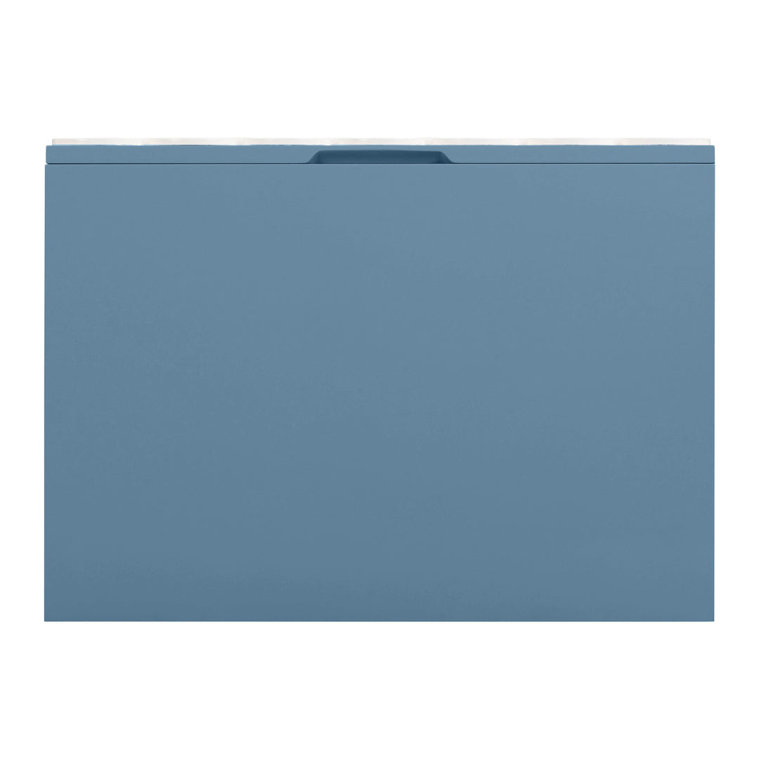 Tori 23" Blue Motif 2-Drawer Nightstand