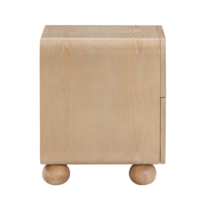 Moonrise 20" Natural Ash Nightstand With Drawer