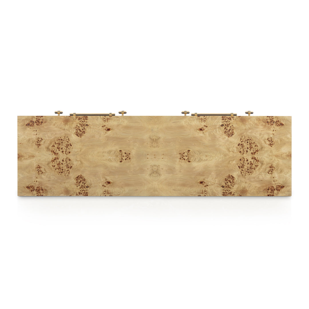 Brandyss 62" Natural Burl 7-Drawer Dresser