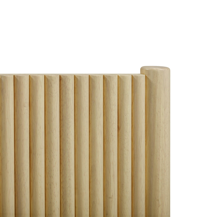 Tyla Natural Wood Bed - Queen
