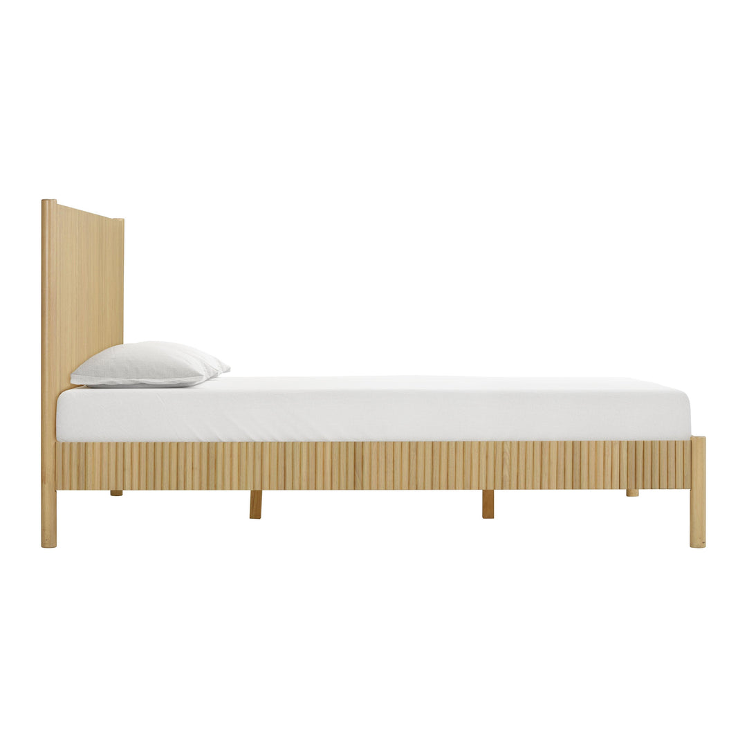 Tyla Natural Wood Bed - King