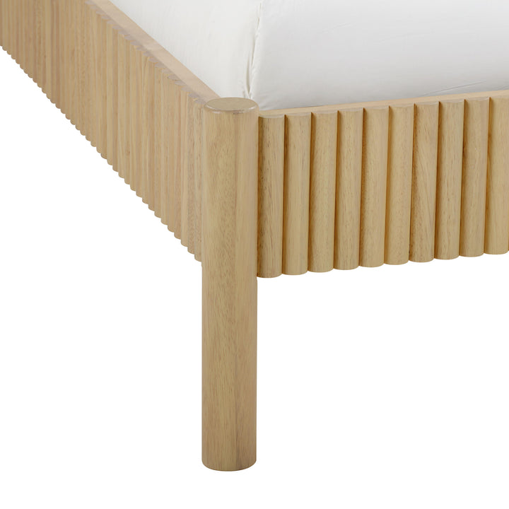Tyla Natural Wood Bed - King