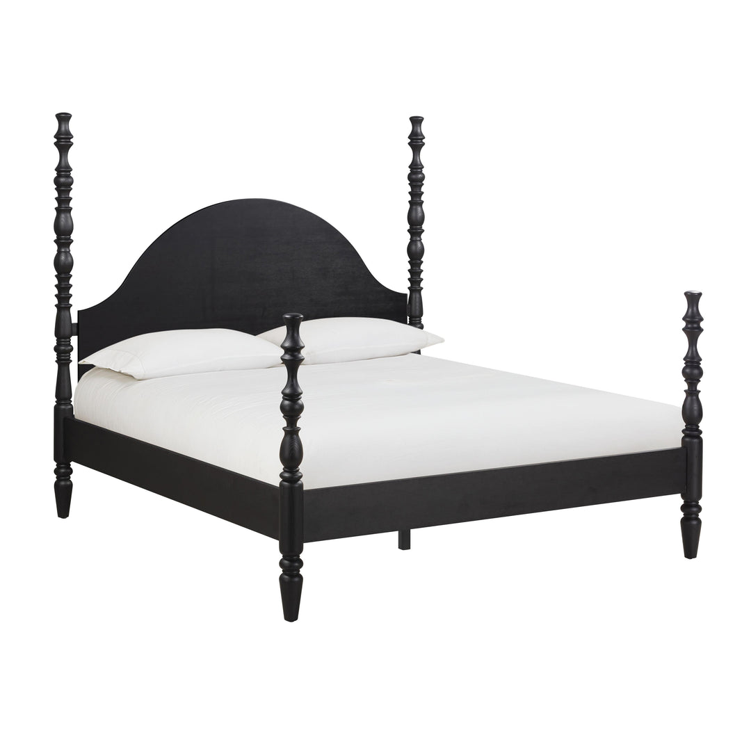 Rosalie Black Ash Bed - King