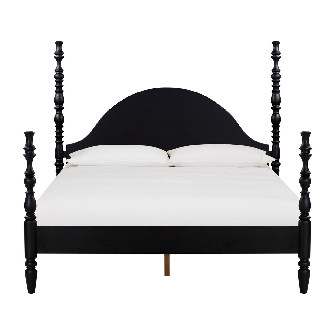 Rosalie Black Ash Bed - King