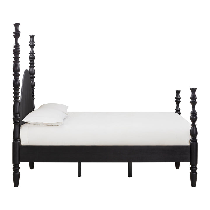 Rosalie Black Ash Bed - King