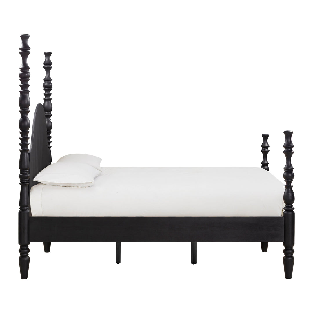Rosalie Black Ash Bed - King