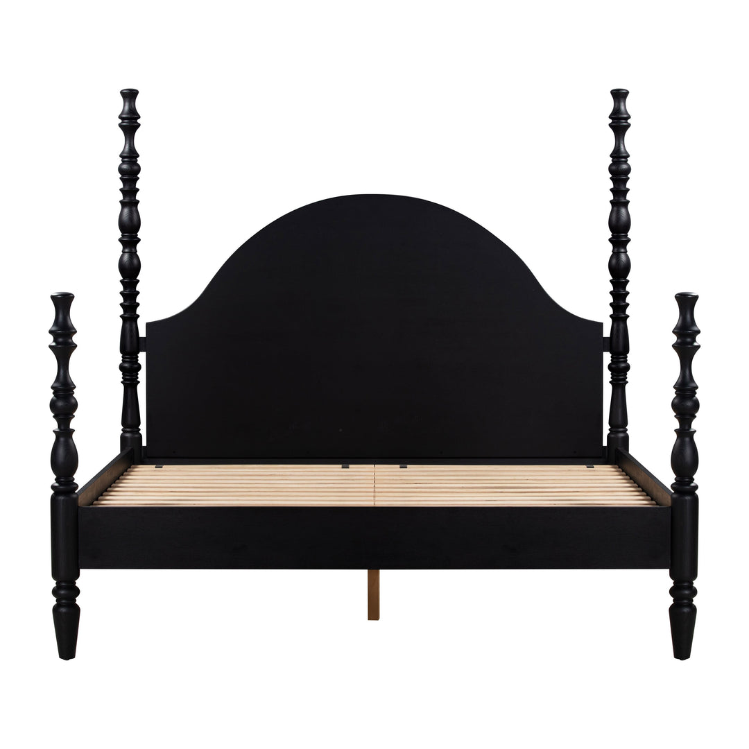 Rosalie Black Ash Bed - King