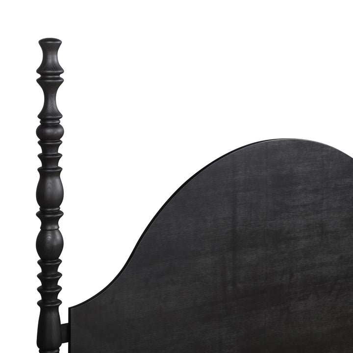 Rosalie Black Ash Bed - King