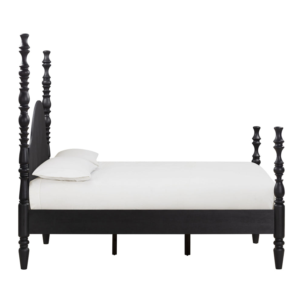 Rosalie Black Ash Bed - Queen