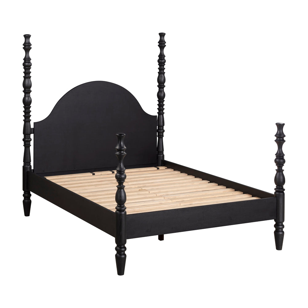 Rosalie Black Ash Bed - Queen