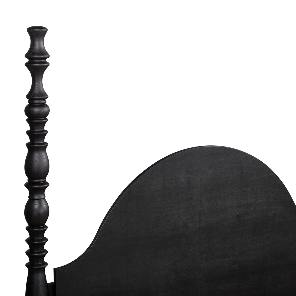 Rosalie Black Ash Bed - Queen