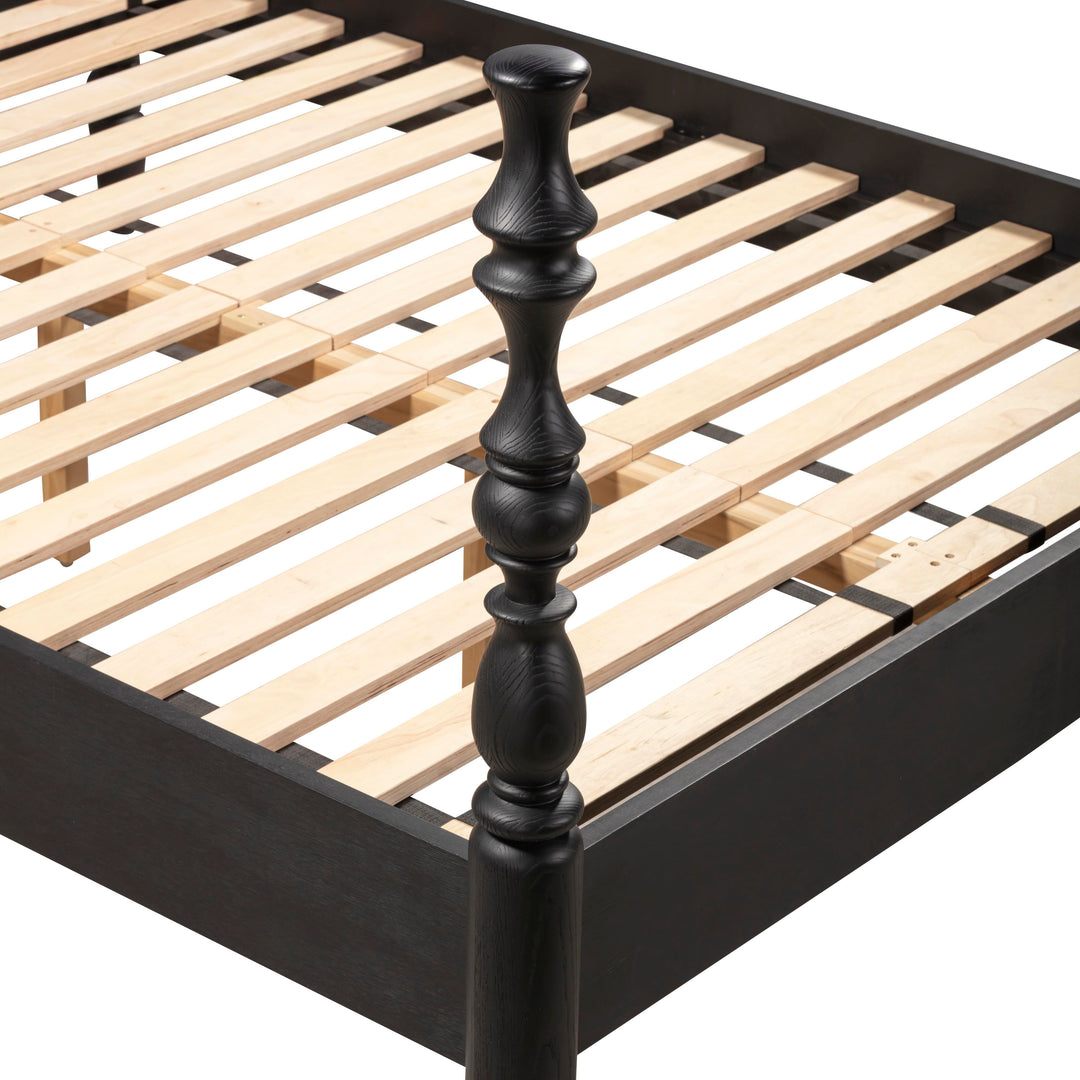 Rosalie Black Ash Bed - Queen