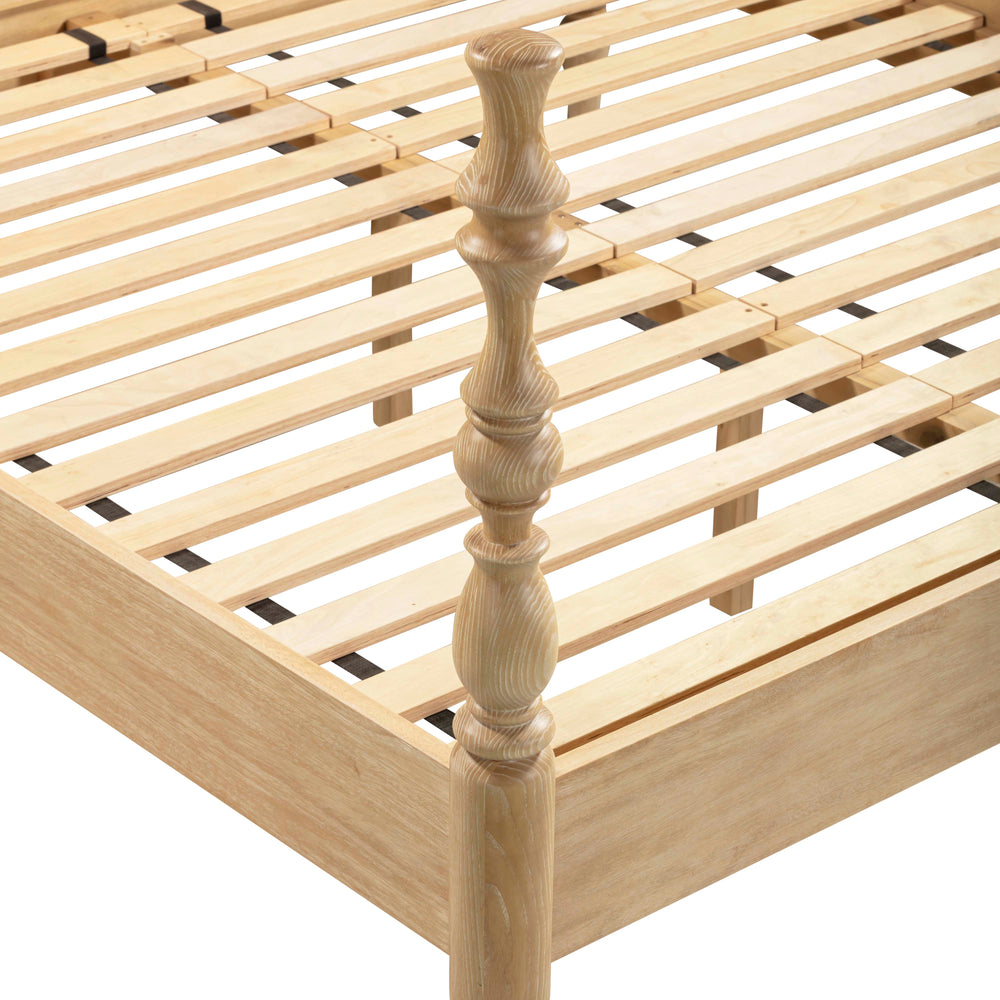 Rosalie Natural Ash Bed - King