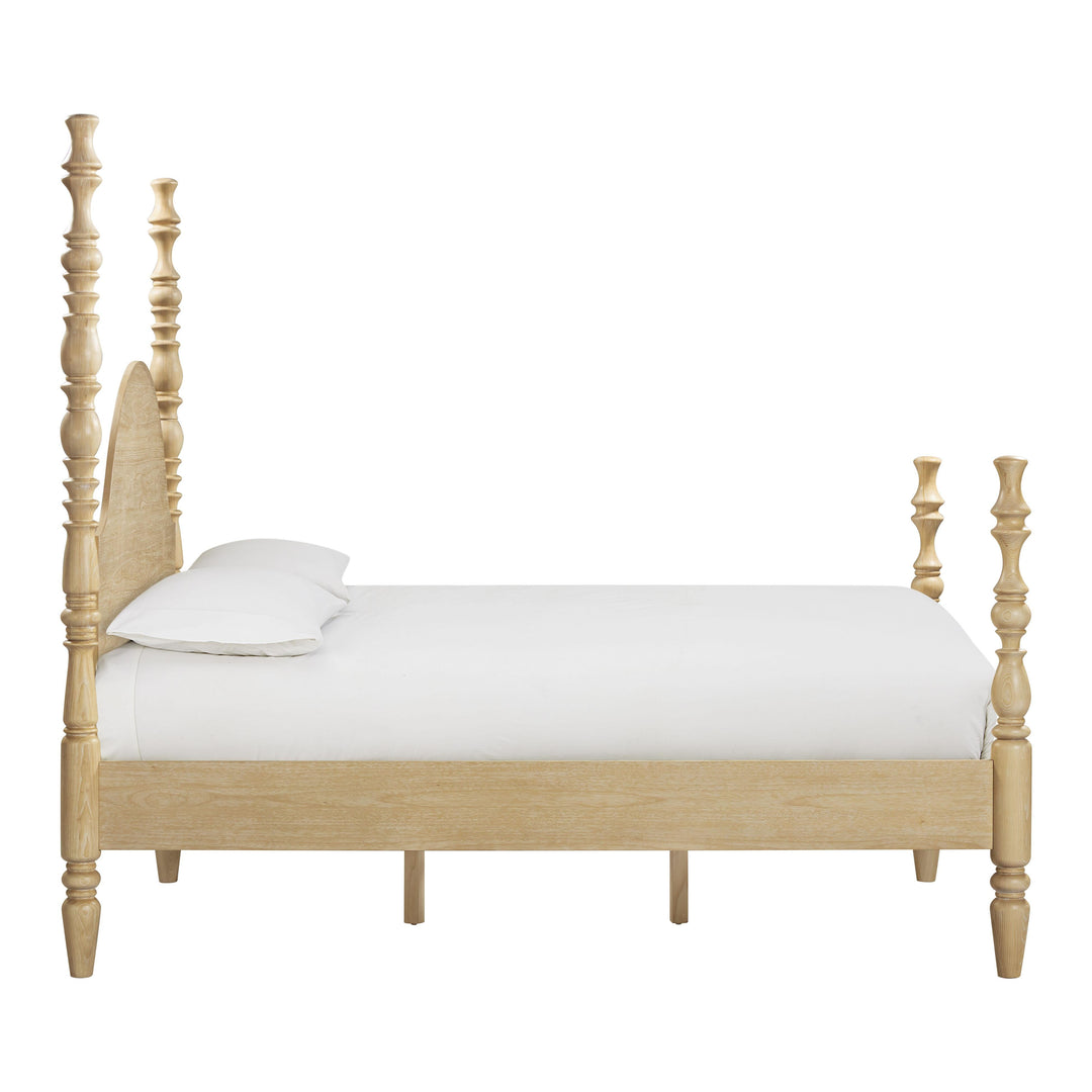 Rosalie Natural Ash Bed - Queen