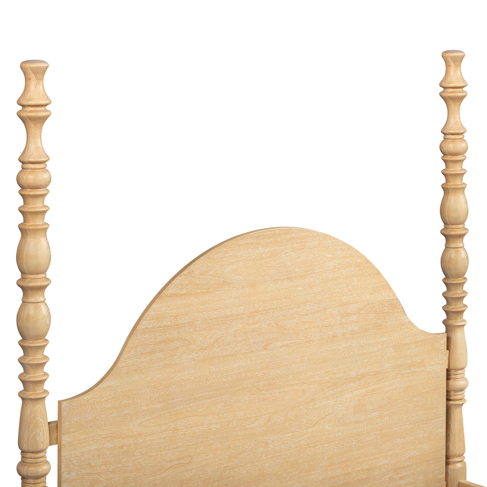 Rosalie Natural Ash Bed - Queen
