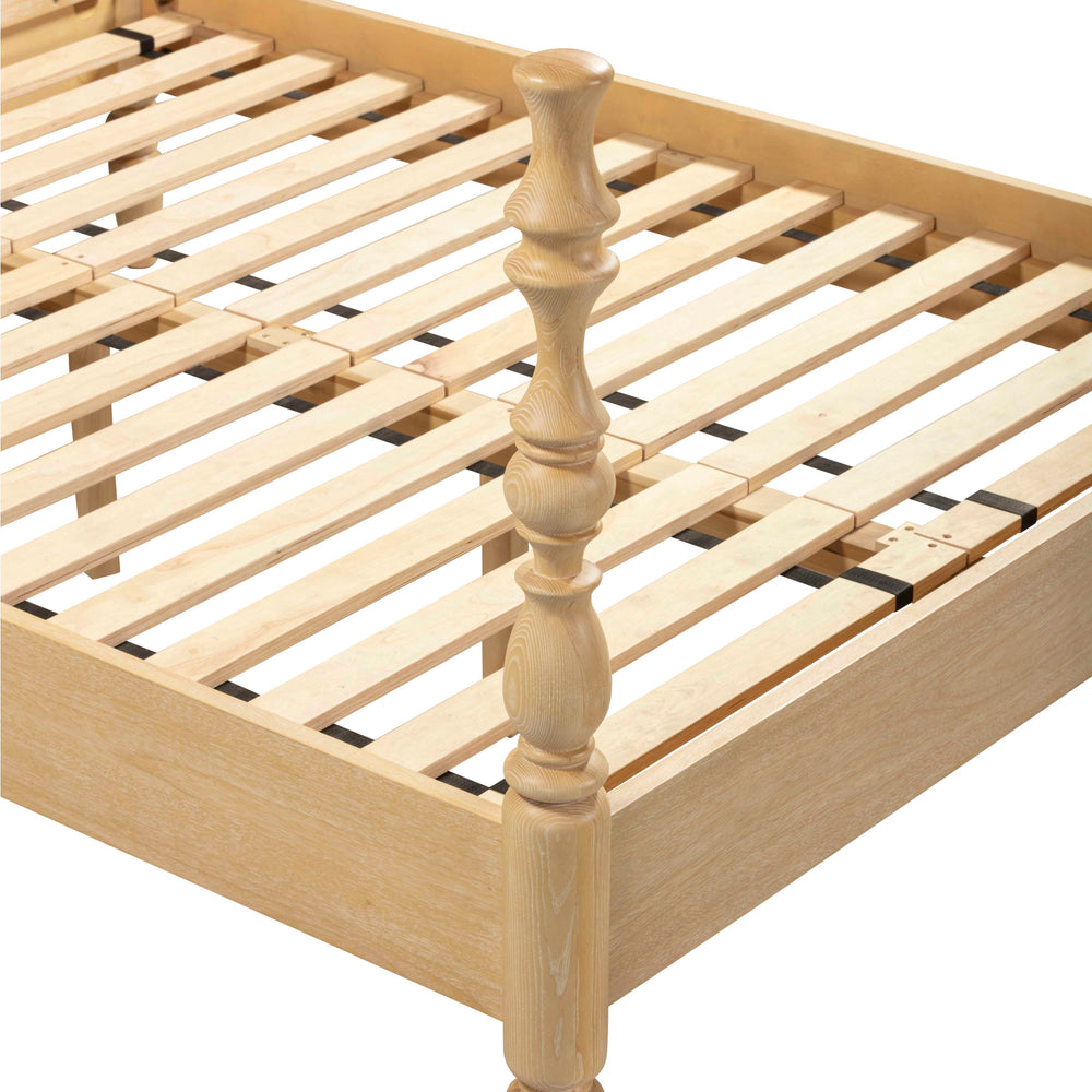 Rosalie Natural Ash Bed - Queen