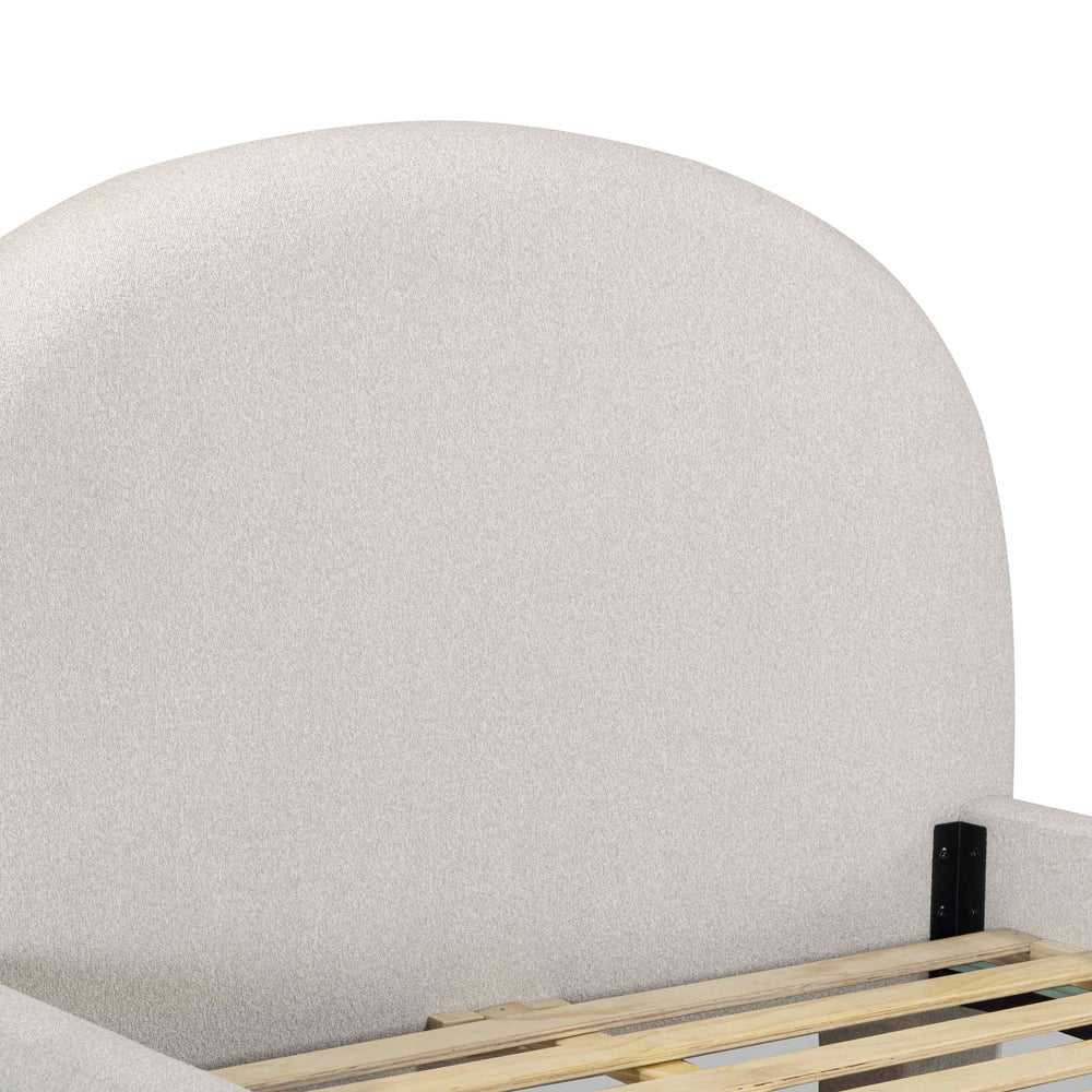Orphea Off-White Performance Boucle Bed - Queen