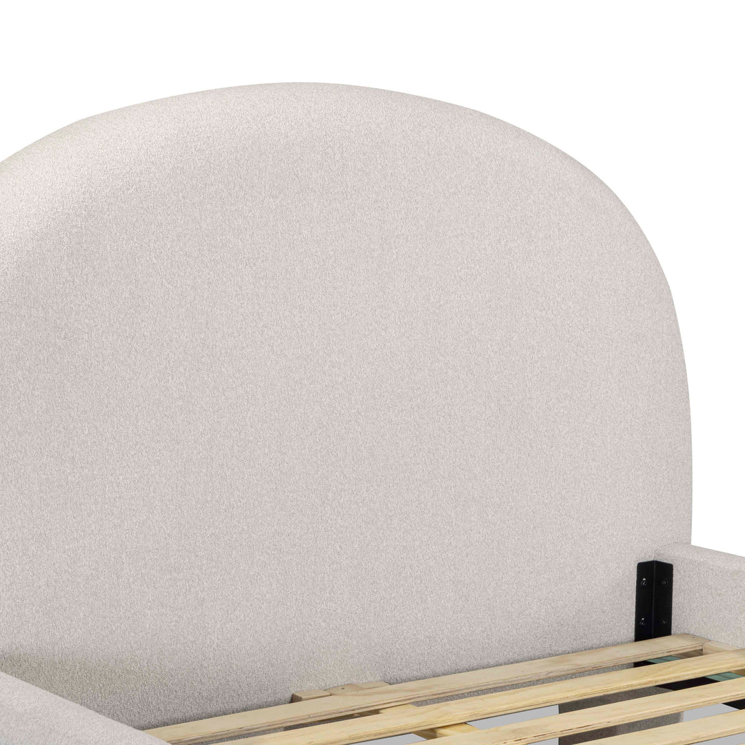 Orphea Off-White Performance Boucle Bed - Queen