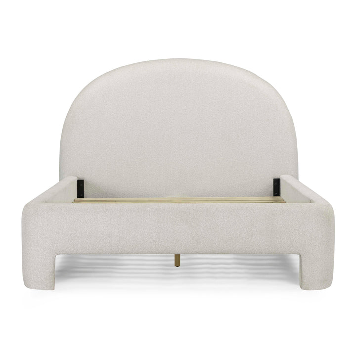 Orphea Off-White Performance Boucle Bed - Queen