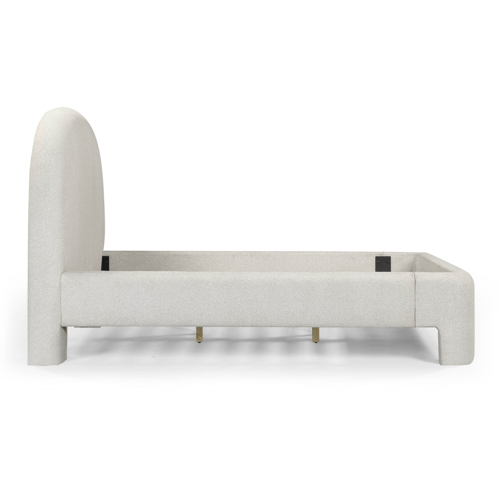 Orphea Off-White Performance Boucle Bed - Queen