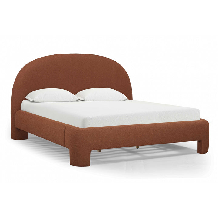 Orphea Autumn Red Performance Boucle Bed - King